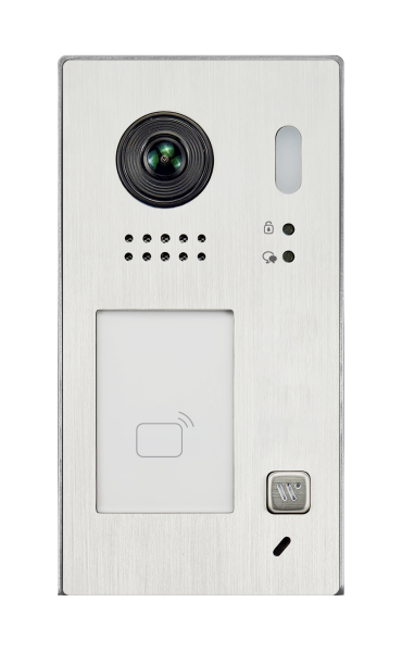 EV622-S1 Edelstahl Außenstation mit Regenschutzdach zur Aufputz Montage